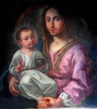 Madonna Rocca Dipinto